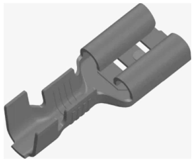 Vogt Verbindungstechnik 3835a.67 Гніздо плоский роз'єм 500 шт.