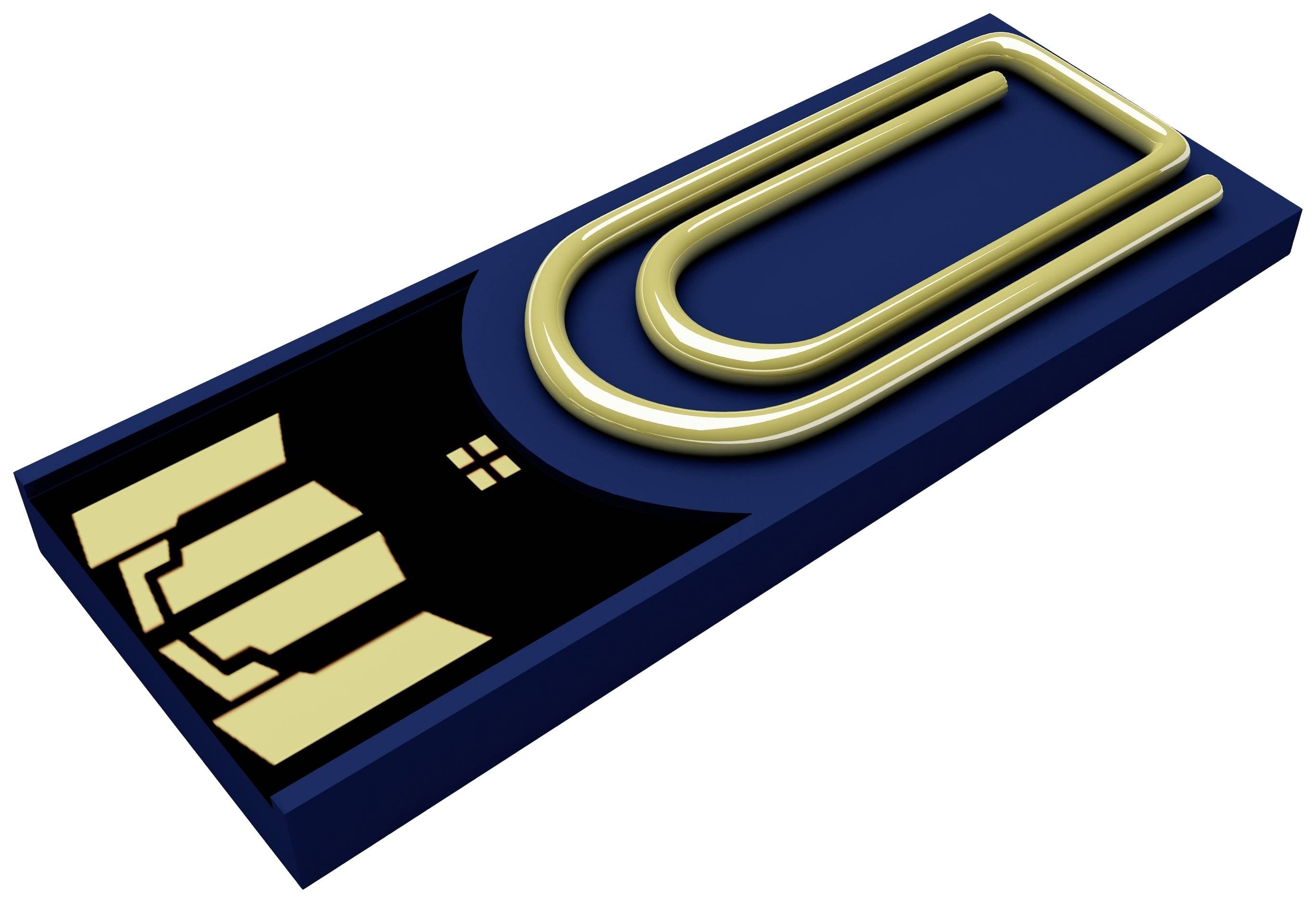 USB-флеш-накопичувач Xlyne clip/me TRUE DOCUMENT, змінна упаковка, 8 ГБ, синій, CA08OB002, USB 2.0