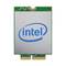 Karta sieciowa Intel Wireless z logo Intel pośrodku. Jest przeznaczona do bezprzewodowego podłączania komputerów.