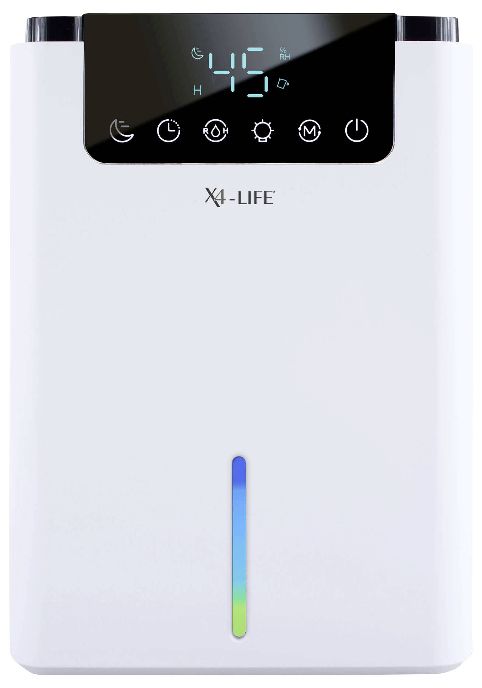 Осушувач повітря X4-LIFE D2, 20 м², 60 Вт, чорний