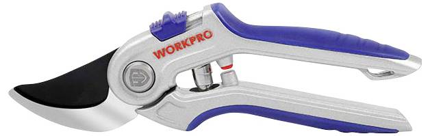 Ножиці WorkPro WP332011 з регульованою висотою скошування, включаючи насадку для трави та кущів