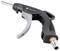 Pistolet na sprężone powietrze z ergonomicznym uchwytem i długą metalową rurą, odpowiedni do precyzyjnych prac czyszczących i osuszających.