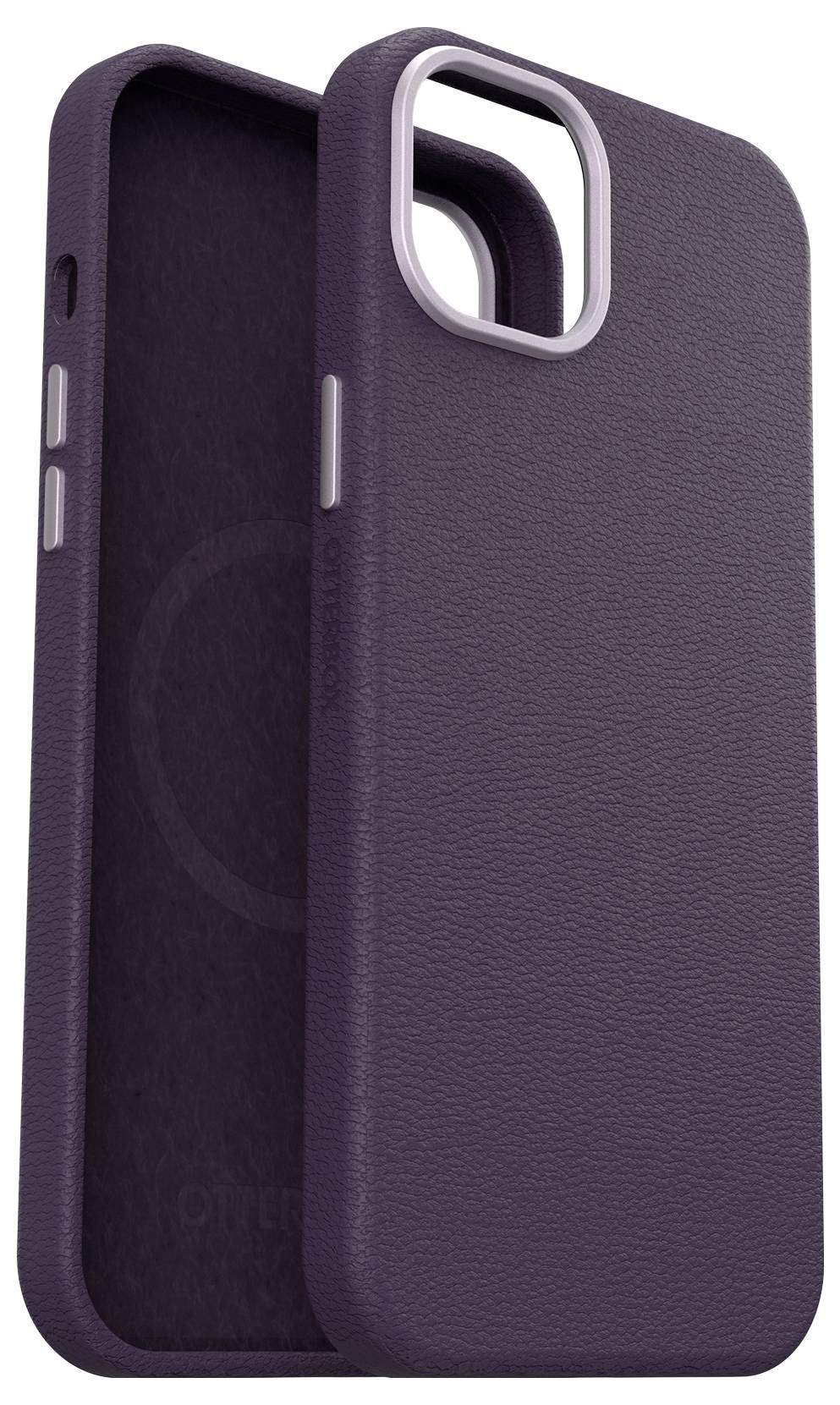 Etui Lila do smartfona wykonane z materiału o strukturowanej fakturze, zapewniające optymalną ochronę, z wycięciami na aparat i przyciski, o minimalistycznym, eleganckim designie.