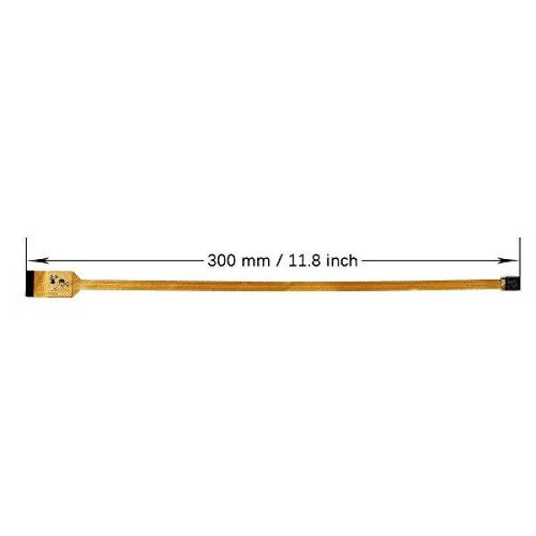 Kabel elastyczny, 300 mm długości, 11,8 cala, wskazujący połączenie elementu elektronicznego.