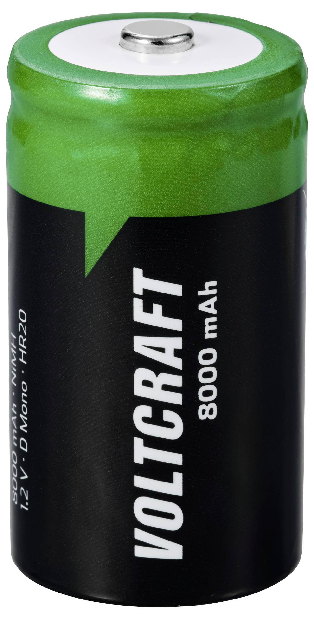 Акумулятор D/R20 VOLTCRAFT VC-16026035 NiMH 8000 мАг 1.2 В 2 шт.