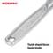 Klucz do śrub z wgłębieniem na kciuk dla lepszego chwytu, srebrny, z oznakowaniem 'WORKPRO' i napisem 'Thumb-shaped Recess Design Handle'.