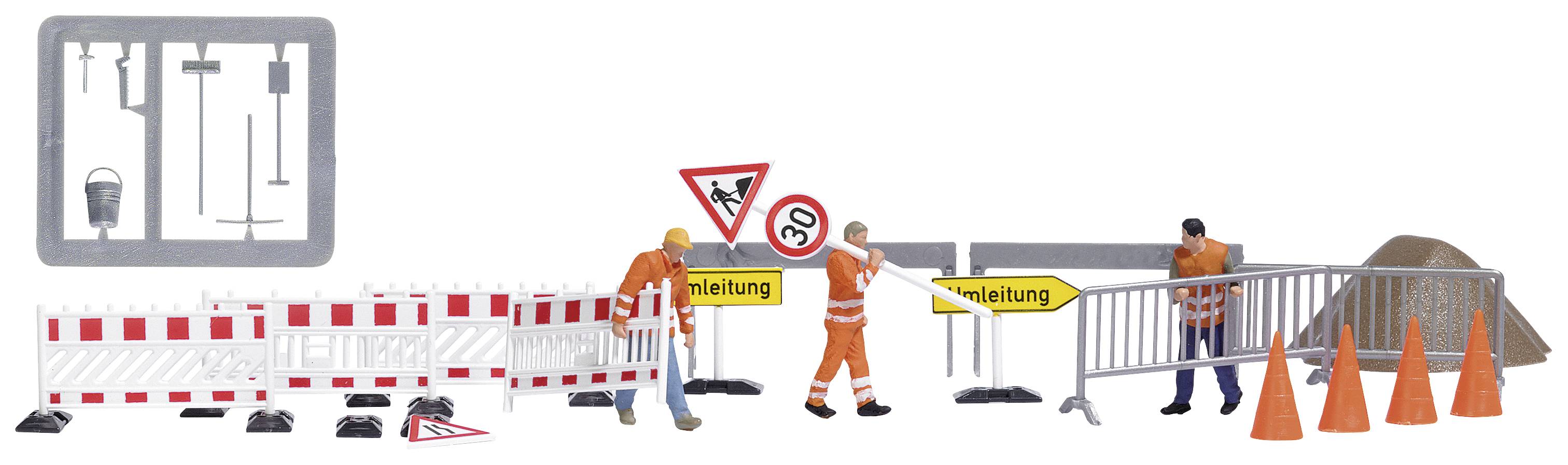 Busch H0 Налаштування дій, встановлення бар'єрів Комплект для складання