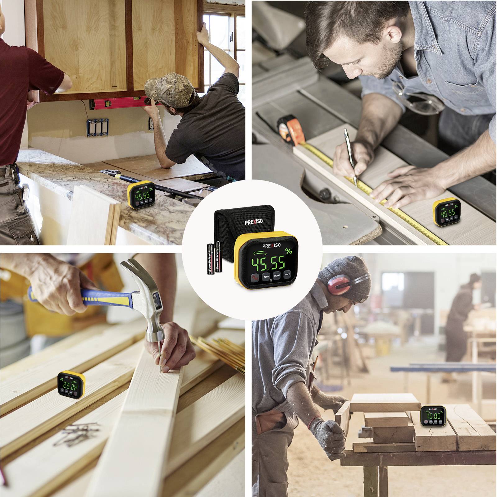 Транспортир Prexiso PAG90 з магнітною основою 1 шт.