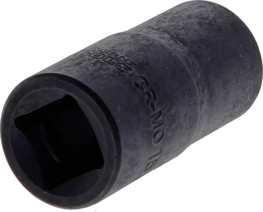 Czarny adapter klucza nasadowego z kwadratowym otworem, przeznaczony do zamocowania na kluczu dynamometrycznym lub grzechotce.