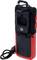 Czerwono-czarny przenośny ładowarka z haczykiem i przewodem. Posiada przyciski po boku i mechanizm ''Push'' z przodu.