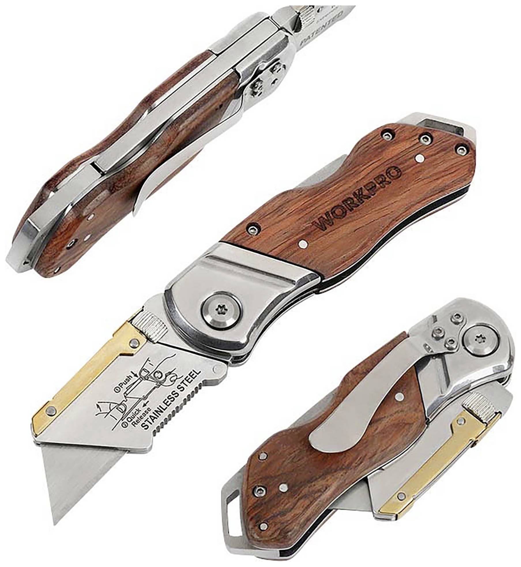 Складаний універсальний ніж WorkPro WorkPro WP211014 1 шт.