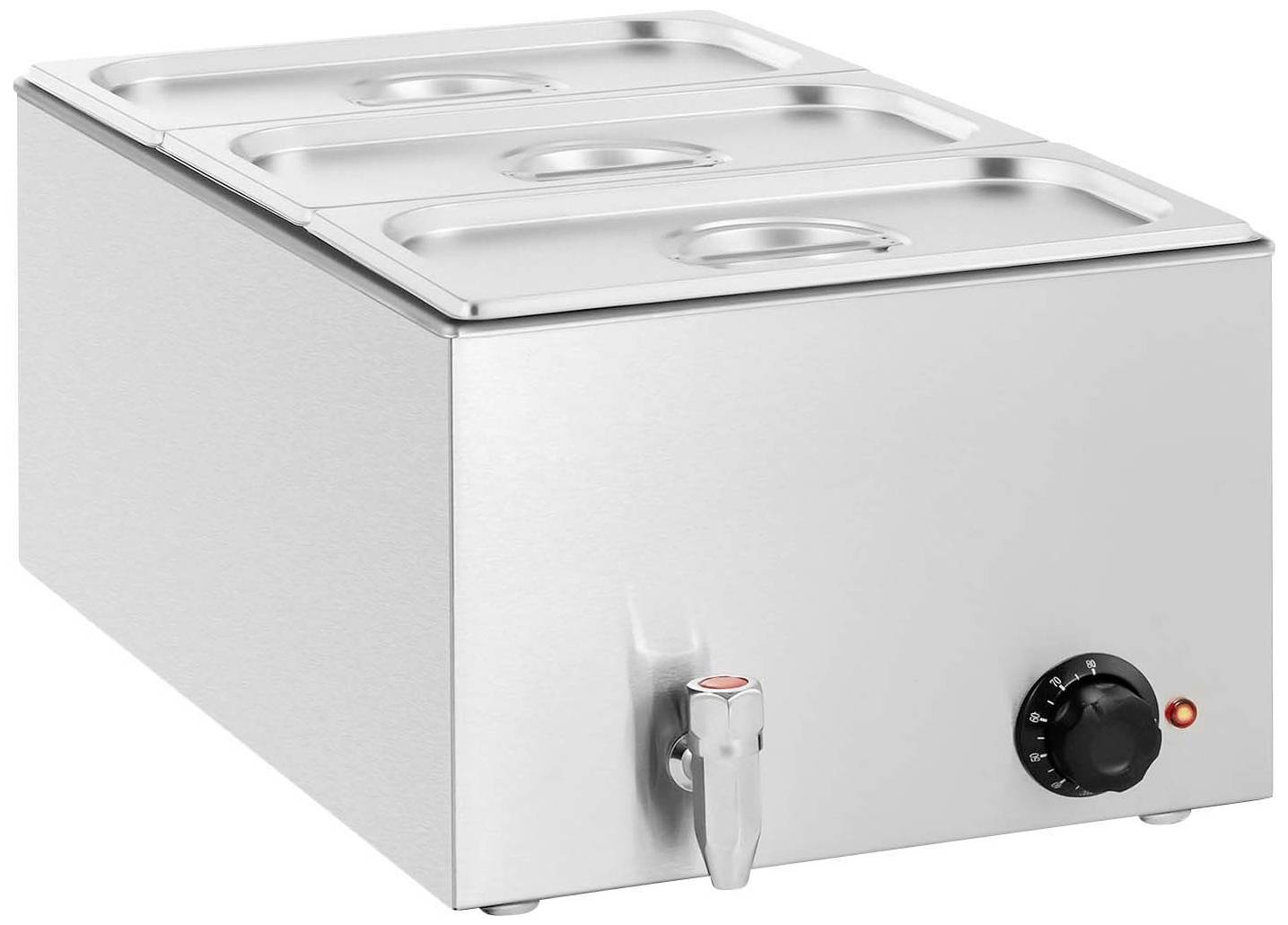 3207222 Підігрівач для буфету 4,5 л 600 Вт з нержавіючої сталі