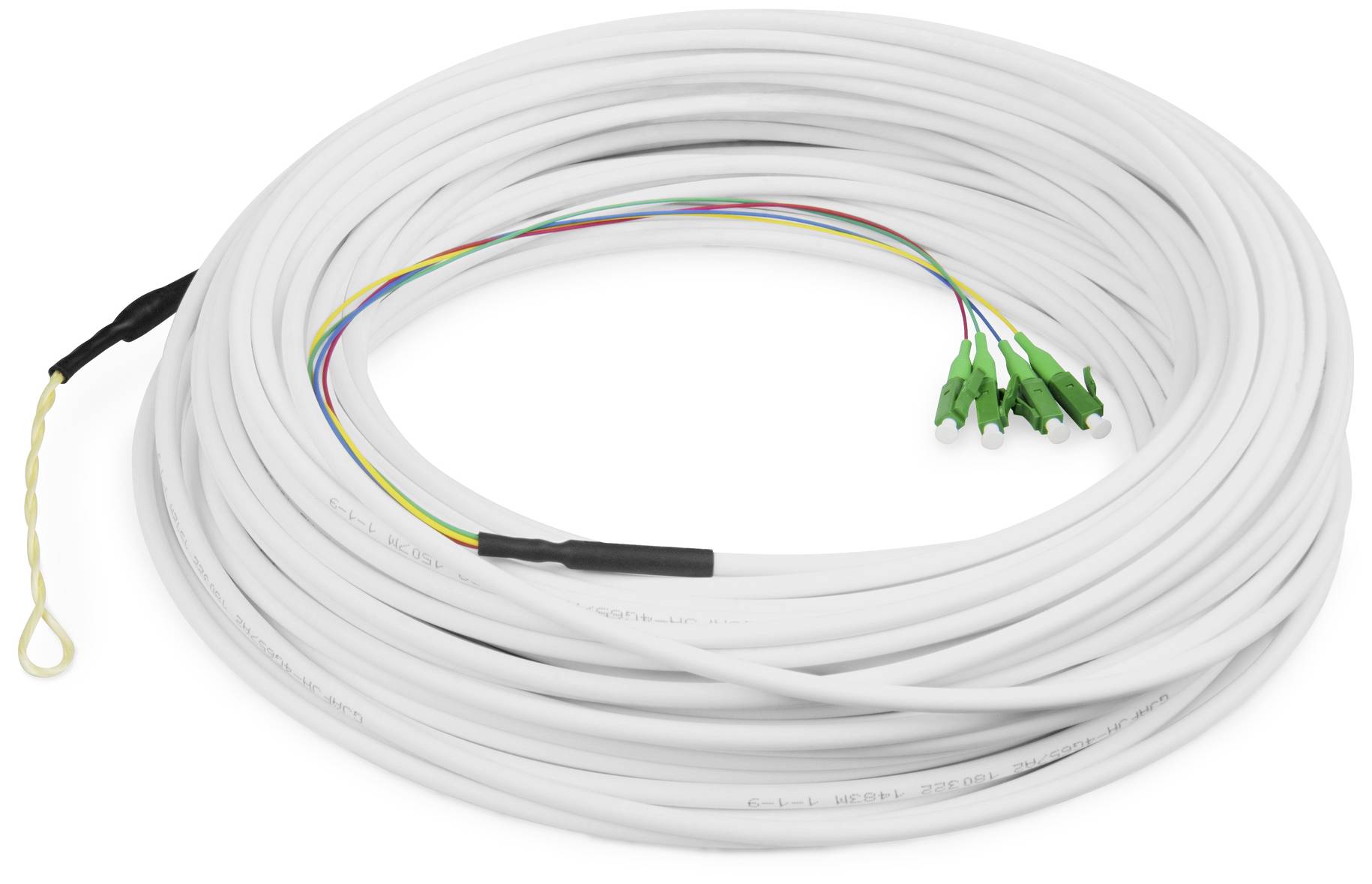 Оптоволоконний кабель Digitus DK-3904LCA-50 50 м білий 9/125 мк одномодовий