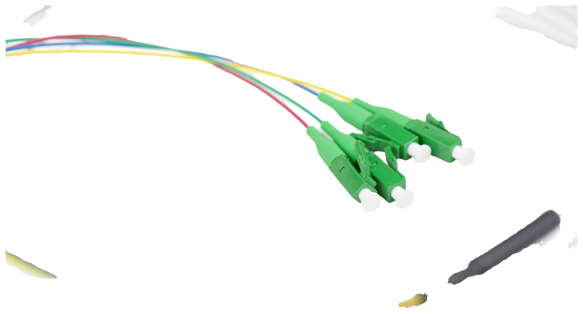 Оптоволоконний кабель Digitus DK-3904LCA-50 50 м білий 9/125 мк одномодовий