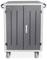 Szary mobilny szafka magazynowa na kółkach, z dwoma zamykanymi drzwiami i bocznymi otworami wentylacyjnymi.
