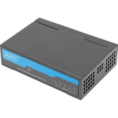 Digitus DN-80202-1 DN-80202-1 Switch sieciowy RJ45 1+4 Porty 10 / 100 / 1000 MBit/s-0