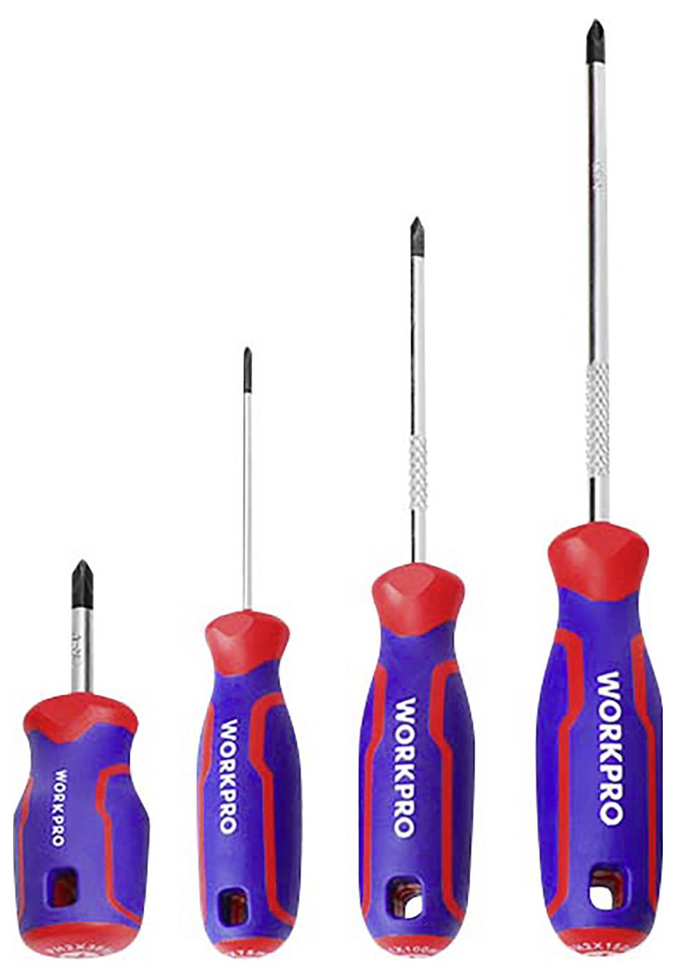 Набор отвёрток WorkPro 8 tlg WP200505 универсальный продукт PH0, PH1, PH2