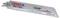 Brzeszczot z napisem 'LENOX THICK METAL', 'MADE IN USA' oraz 'CARBIDE TIP'. Przeznaczony do grubych materiałów metalowych.