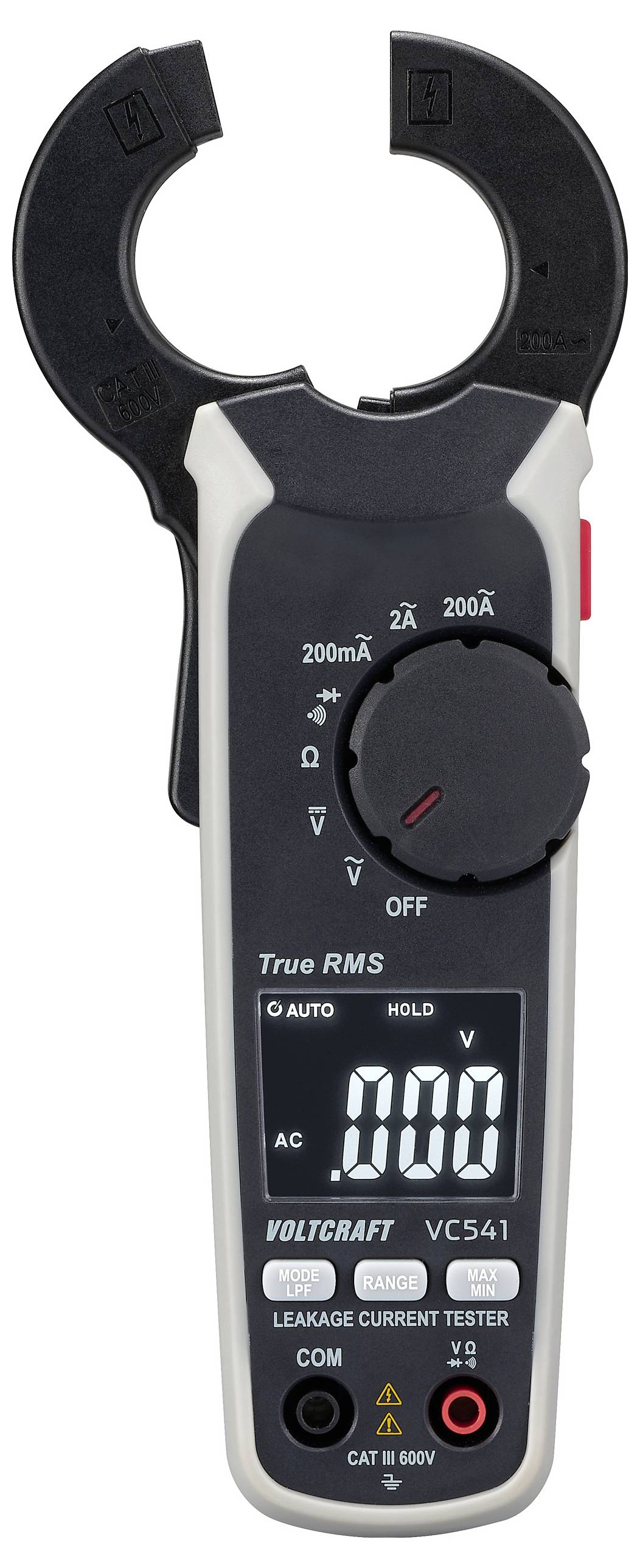 Цифрові кліщі VOLTCRAFT VC541 CAT III 600 В Показані номери: 2000