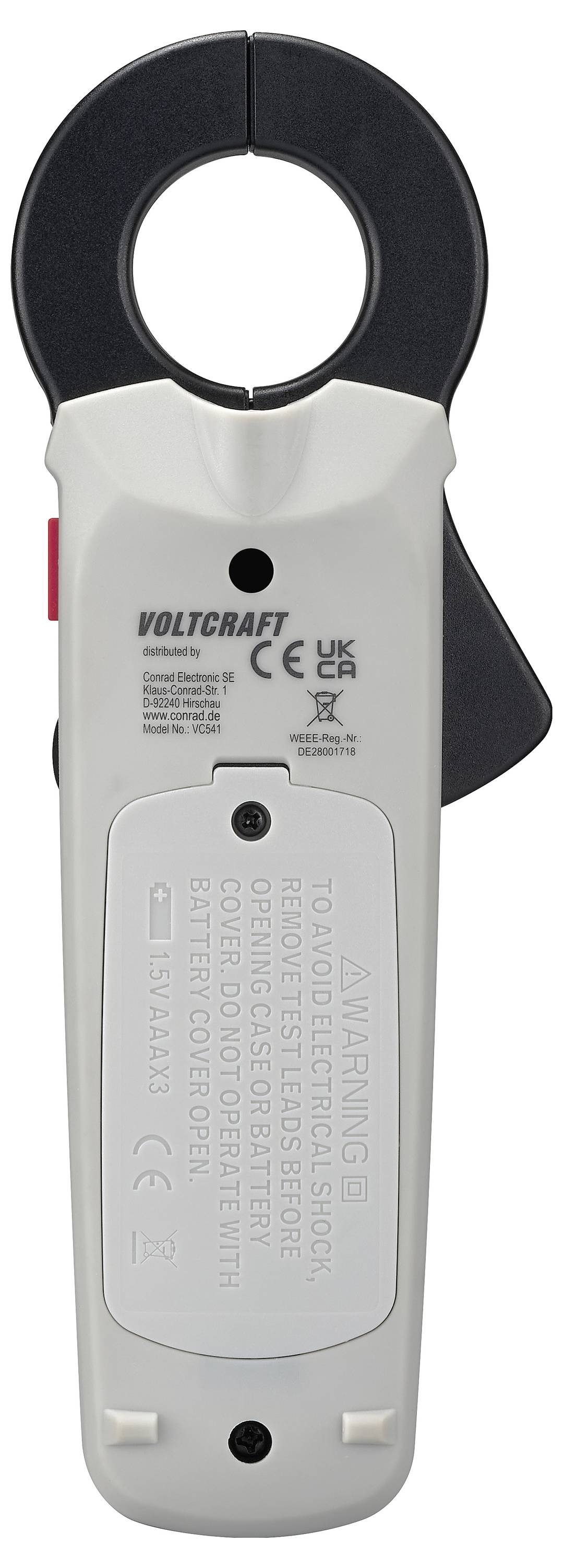 Цифрові кліщі VOLTCRAFT VC541 CAT III 600 В Показані номери: 2000