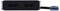 Czarny hub USB z dwoma portami HDMI i niebieskim złączem USB z boku, przeznaczony do podłączania wielu urządzeń.