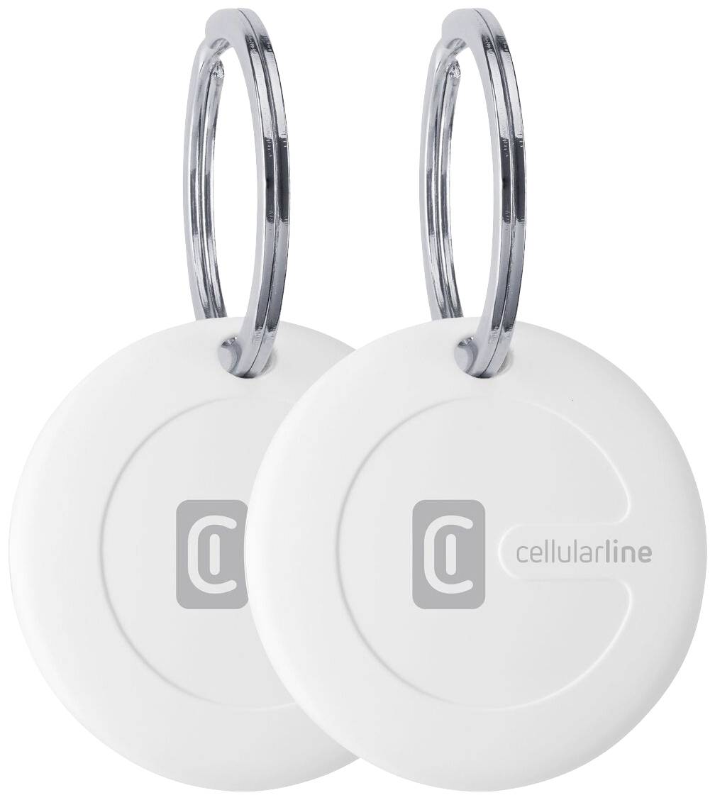 Bluetooth-трекер Cellularline Tracy Duo білого кольору