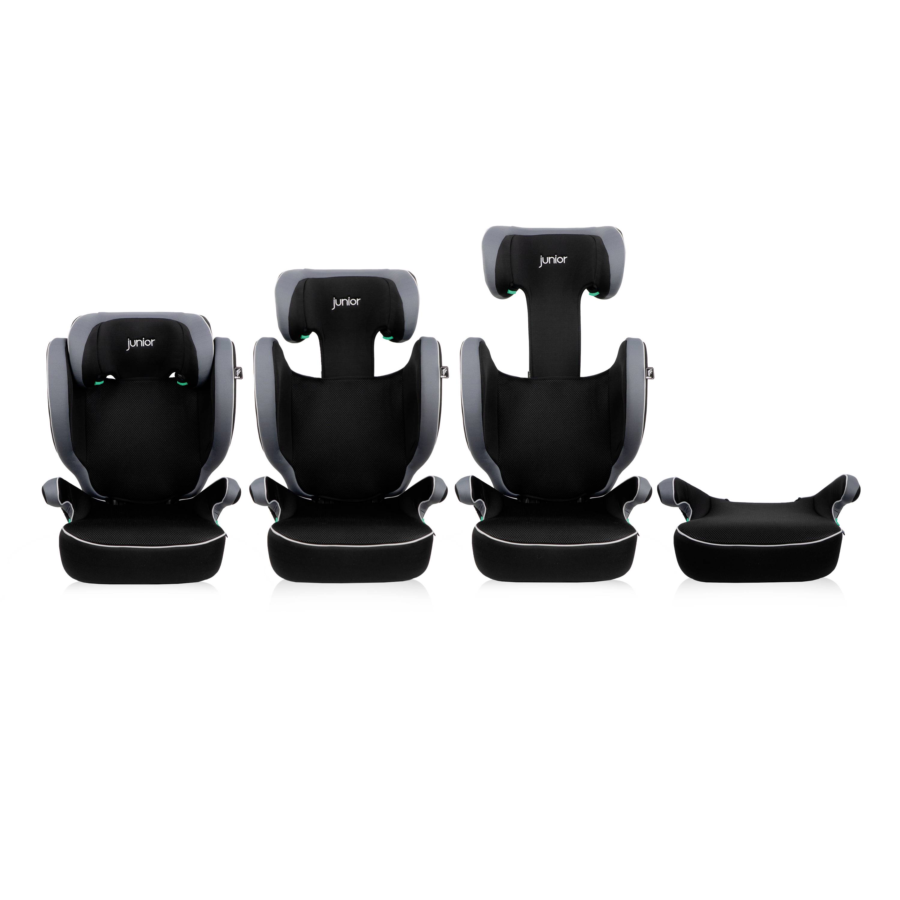 Автокрісло Petex Basic 1501 сірого кольору HDPE за стандартом ECE R129 сірого кольору