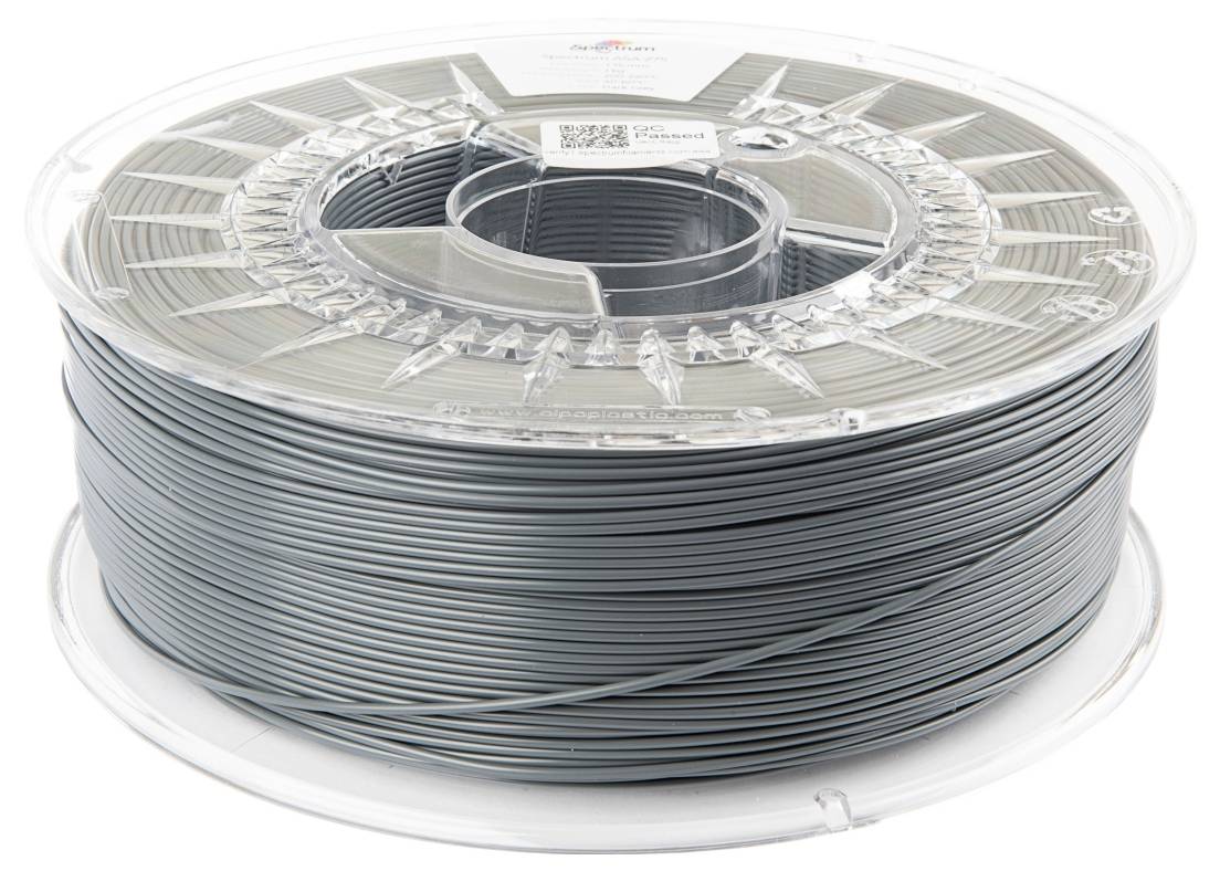 Філамент для 3D-принтера ASA Spectrum Filaments 80301, діаметр філаменту: 1,75 мм, 1000 г, темно-сірий