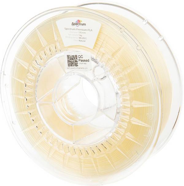 Spectrum Filaments 80010 PLA Premium Filament do drukarek 3D PLA Wysoka wytrzymałość na rozciąganie 1.75 mm 1000 g naturalny  1 szt.