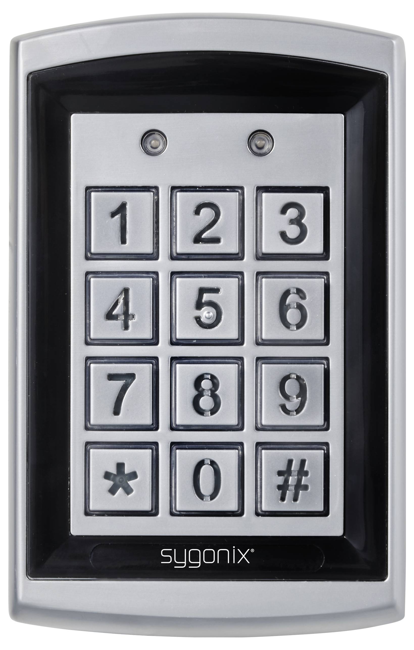 Клавіатура Sygonix SY-6428612 з RFID-кодом, поверхневе кріплення, 12 В постійного/змінного струму, 24 В постійного/змінного струму