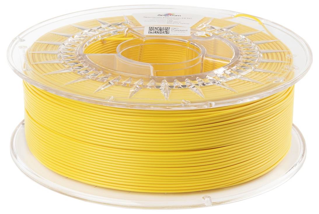 Spectrum Filaments 80060 PET-G Преміум-філамент для 3D-принтерів PETG хімічно стійкий, ударостійкий 1,75 мм 1000 г багамський жовт
