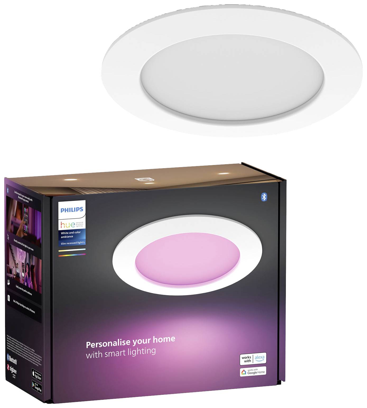 Корпус для встановлення Philips Hue 929003712301 Hue WCA Slim 12 Вт