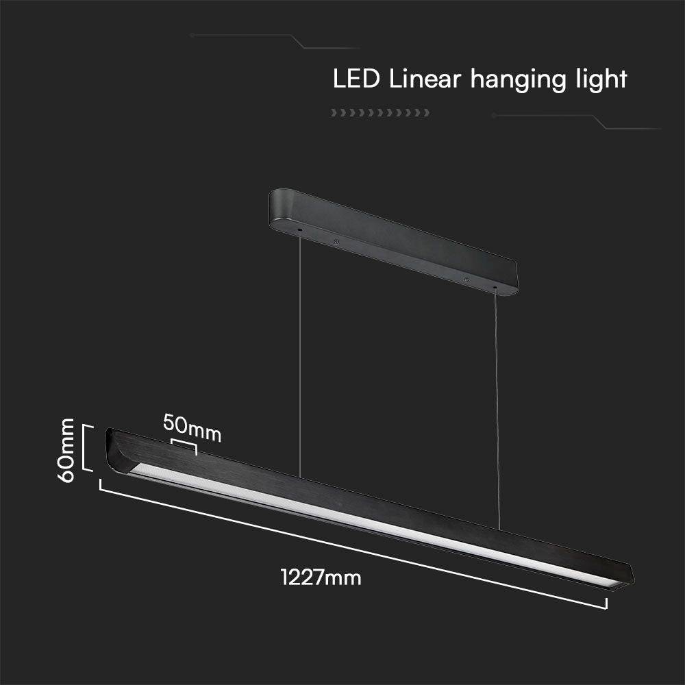 Lampa podwieszana LED V-TAC VT-7-35-B 23345 LED 36 W just black 2880 lm-6