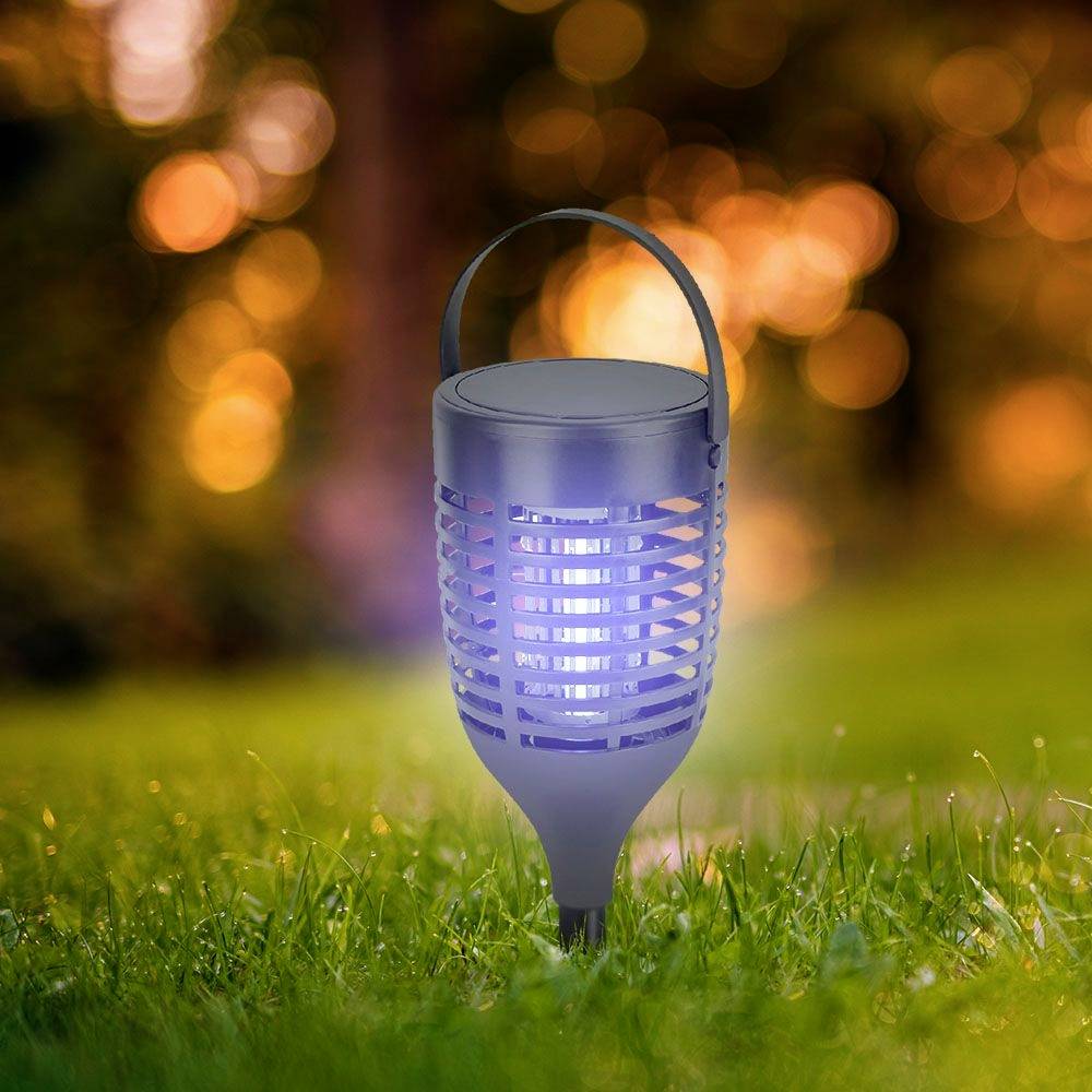 V-TAC VT-3215 23459 УФ-пастка для комарів УФ-лампа, електрична мережа 5 Вт (Ø x В) 128 мм x 672 мм чорний 1 шт.