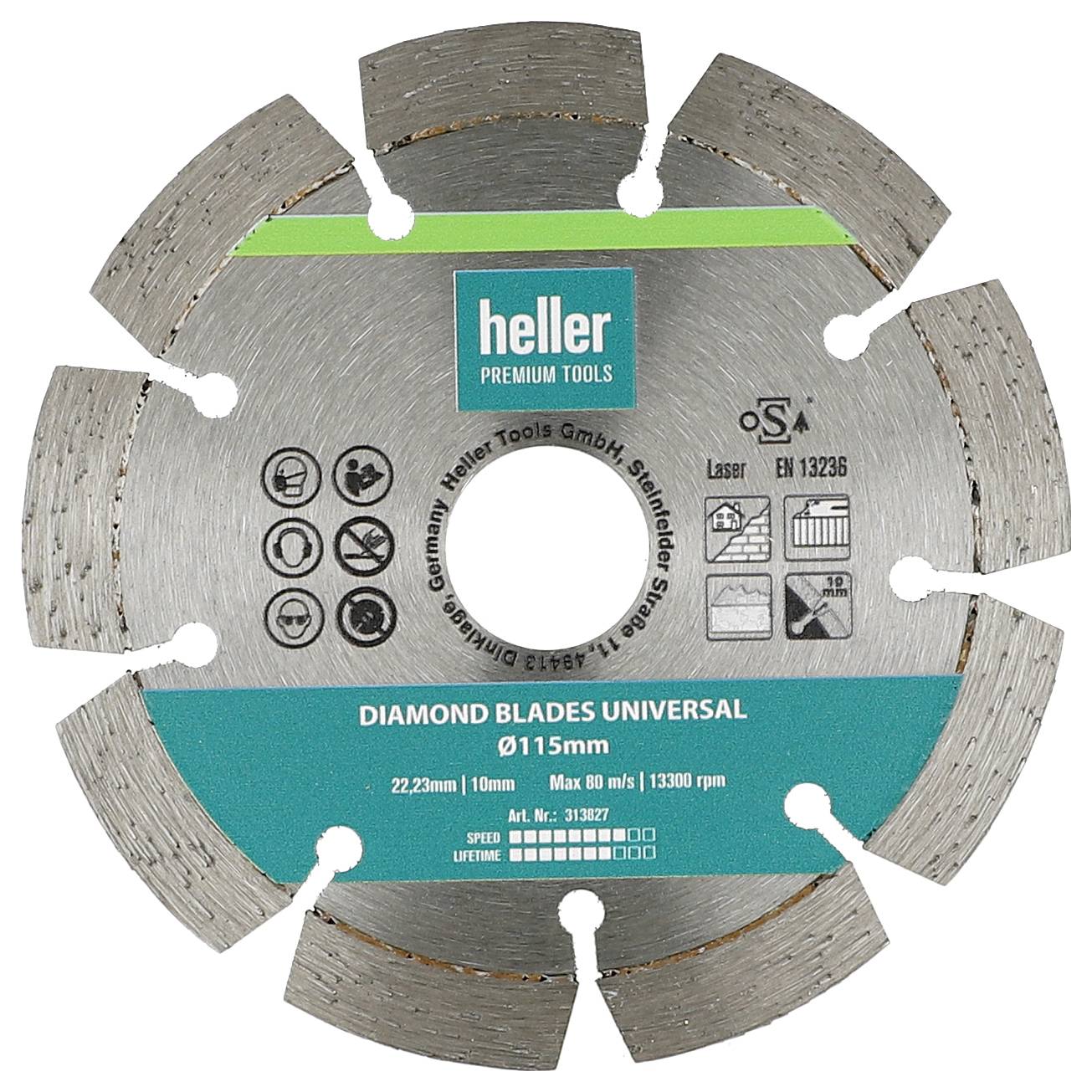 Tarcza tnąca diamentowa Heller 31382 115 mm 1 szt.-1