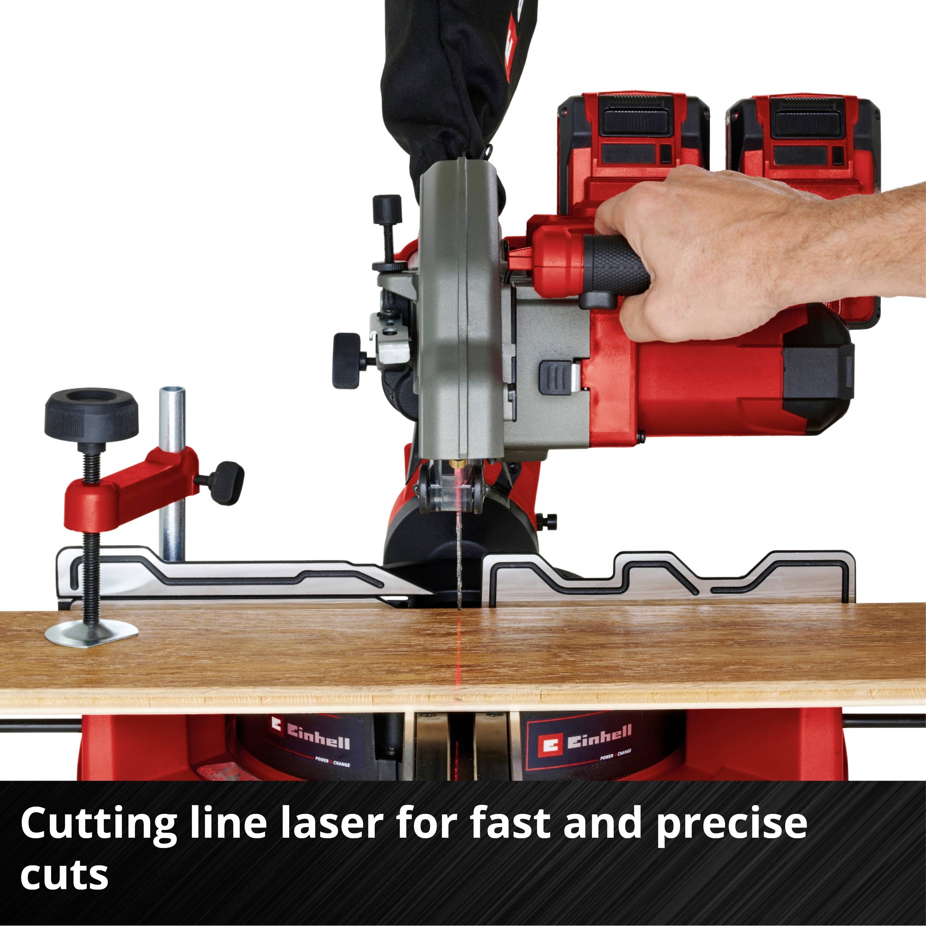 Piła ukosowa i do cięcia kątowego akumulatorowa Einhell TE-SM 36/8 L Li-Solo Power X-Change 4300882 1 szt.-12