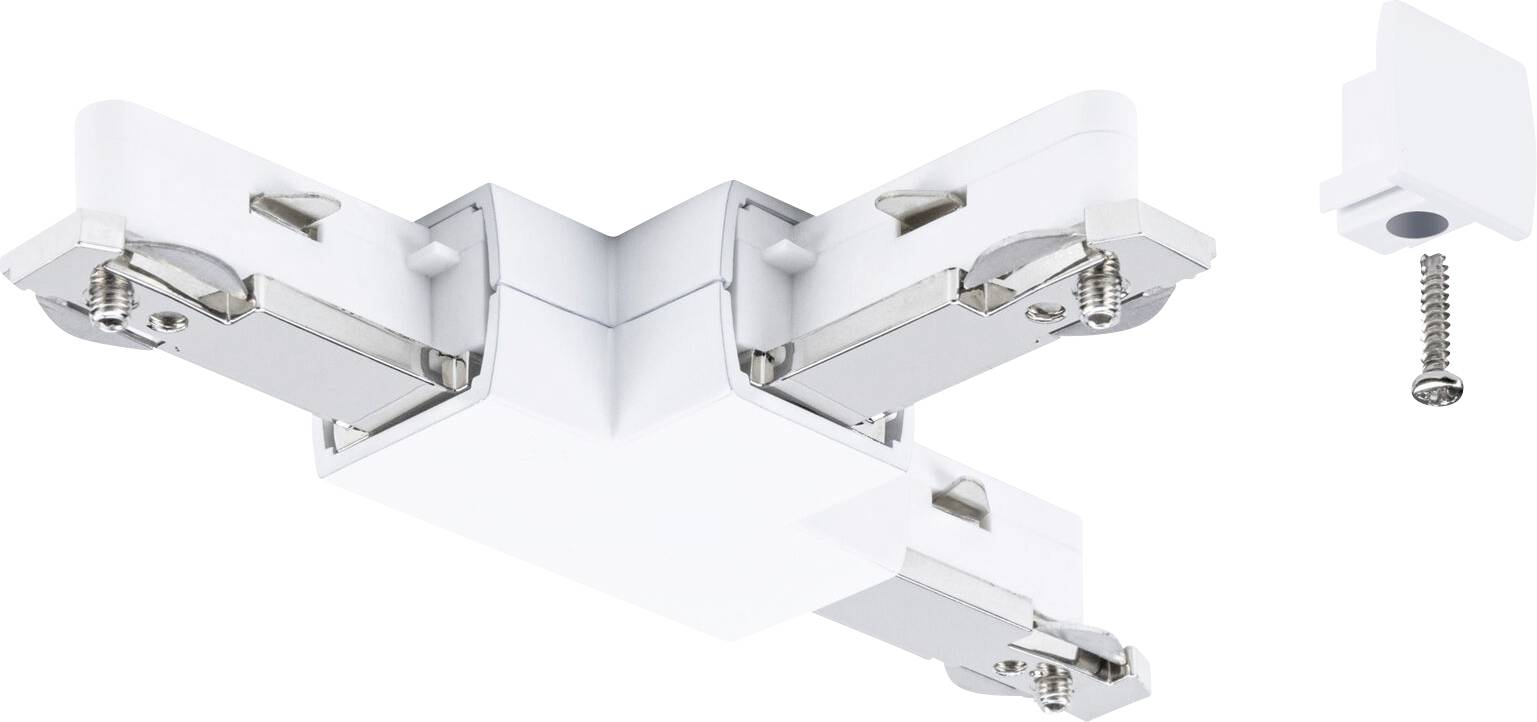 Елемент високовольтної рейкової системи Paulmann 95647, Т-подібний роз'єм, сигнальний білий