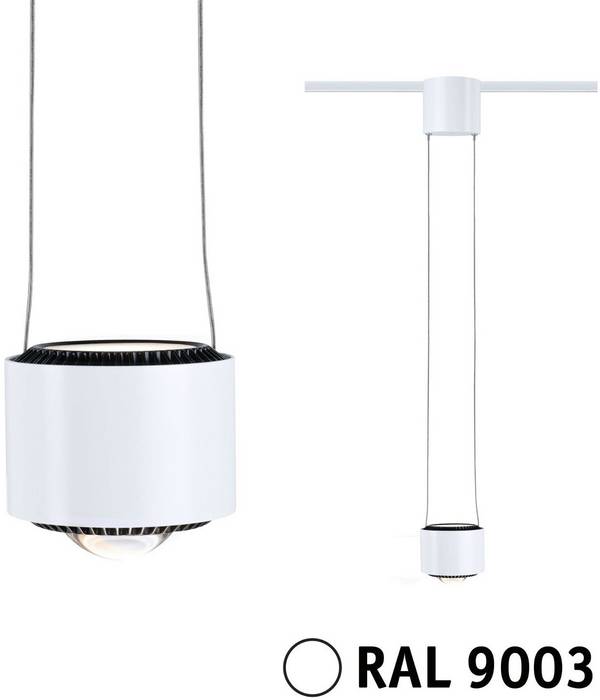 Lampa do systemu szynowego, wysokonapięciowego Paulmann Aldan 94904 LED wbudowany na stałe 8.5 W LED 750 lm signal white