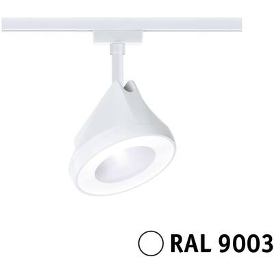 Biała lampa sufitowa o kodzie koloru RAL 9003.