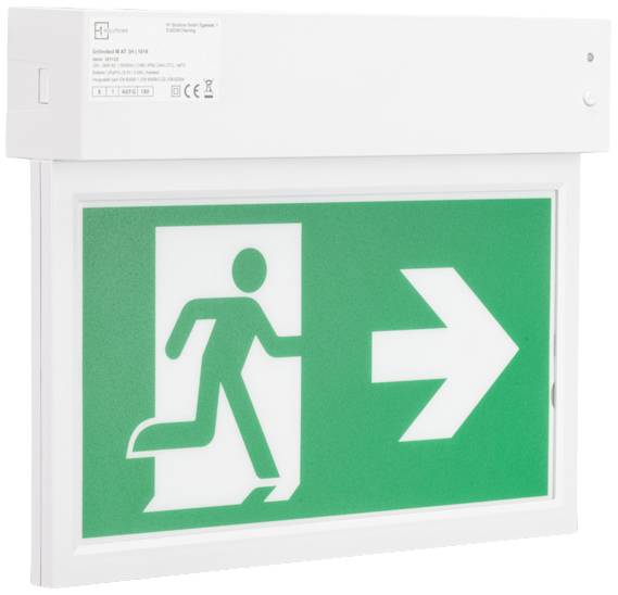 H1 Solutions 1016 Маркування аварійного маршруту зі світлодіодним підсвічуванням праворуч, ліворуч, вниз