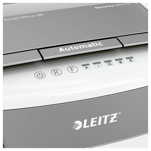 Шредер Leitz IQ Autofeed Small Office 50 P4 на 6 аркушів. Ріже на дрібні шматочки 4 x 28 мм. P-4 20 л. Також подрібнює скріпки, ск