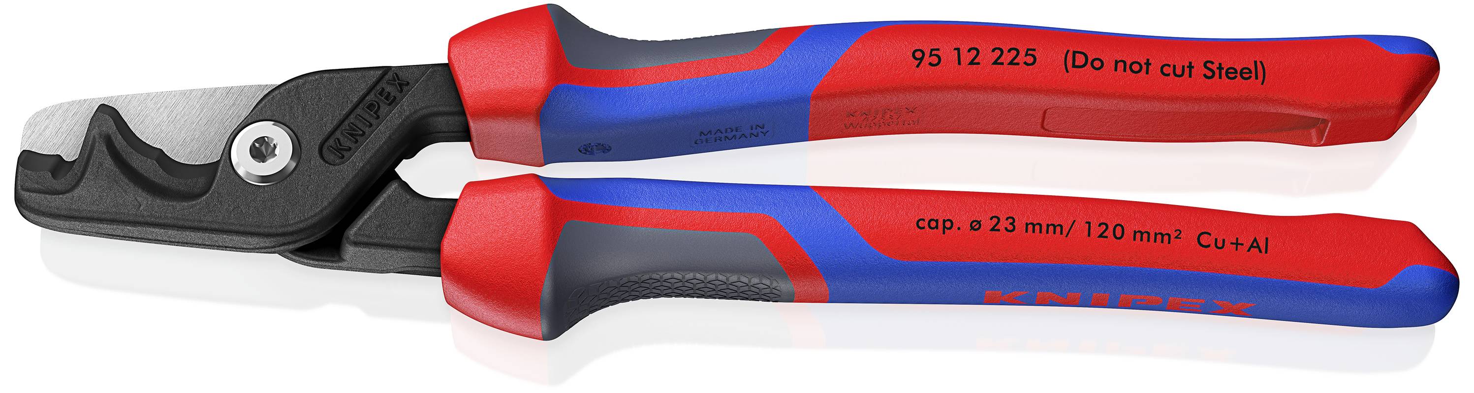 Кусачки для кабелів Knipex StepCut XL 95 12 225 200 мм