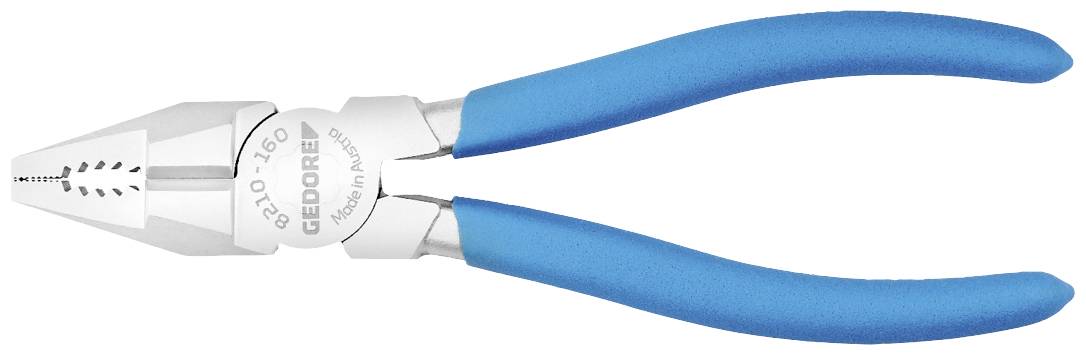 Плоскогубці Gedore 8210-160 TC, 160 мм, 62 HRC, універсальний виріб