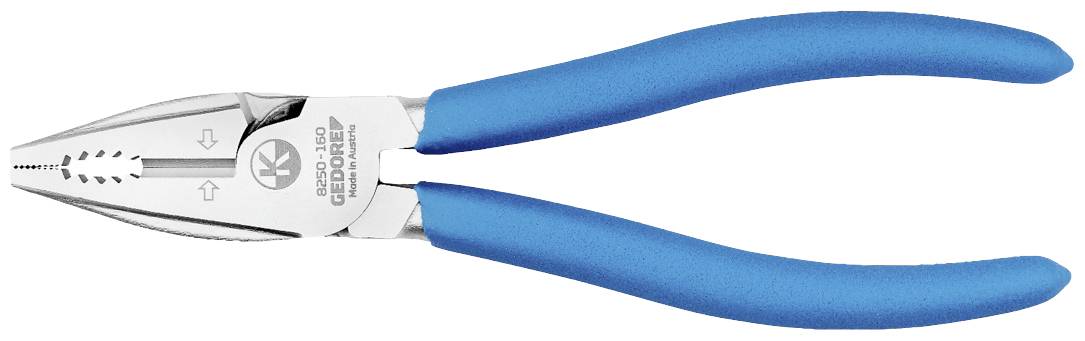 Плоскогубці Gedore 8250-160 TC, 160 мм, 62 HRC, універсальний виріб