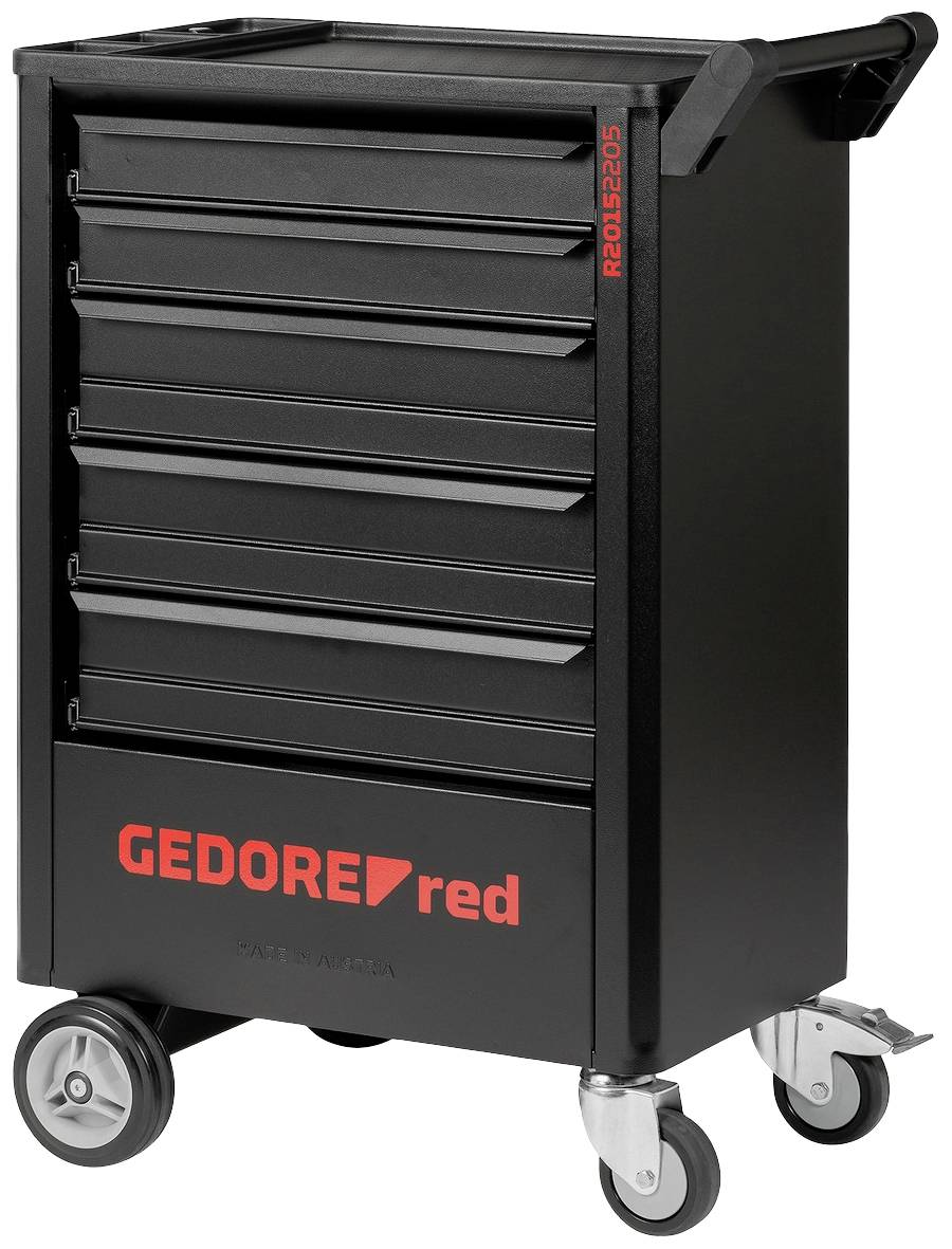 Візок для майстерні Gedore R20152205 з листової сталі. Колір виробника: чорний.