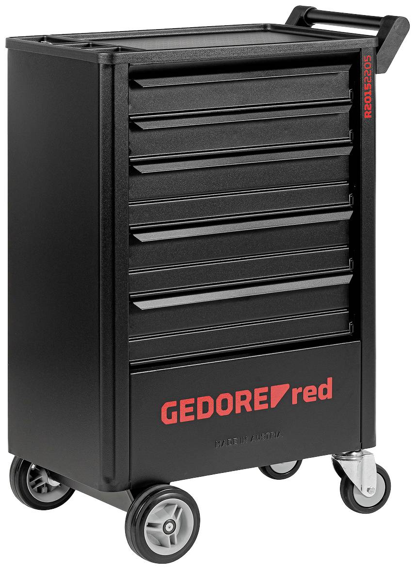 Візок для майстерні Gedore R20152205 з листової сталі. Колір виробника: чорний.