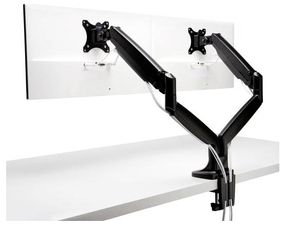 Кріплення монітора Kensington, настільне K59601WW 2 дисплеї 86,4 см (34 дюйми), чорний, поворотний, поворотний, портативний