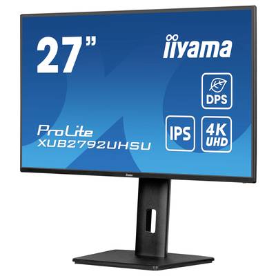 Monitor Iiyama 27 cali z serii ProLite XUB2792UHSU, z technologią IPS, rozdzielczością 4K i funkcją DPS.