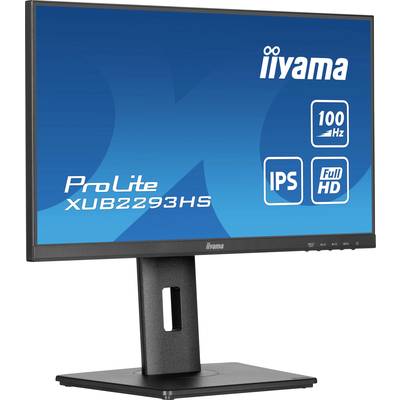 Monitor marki iiyama o numerze modelu ProLite XUB2293HS, z częstotliwością odświeżania 100 Hz, panelem IPS i rozdzielczością Full HD.