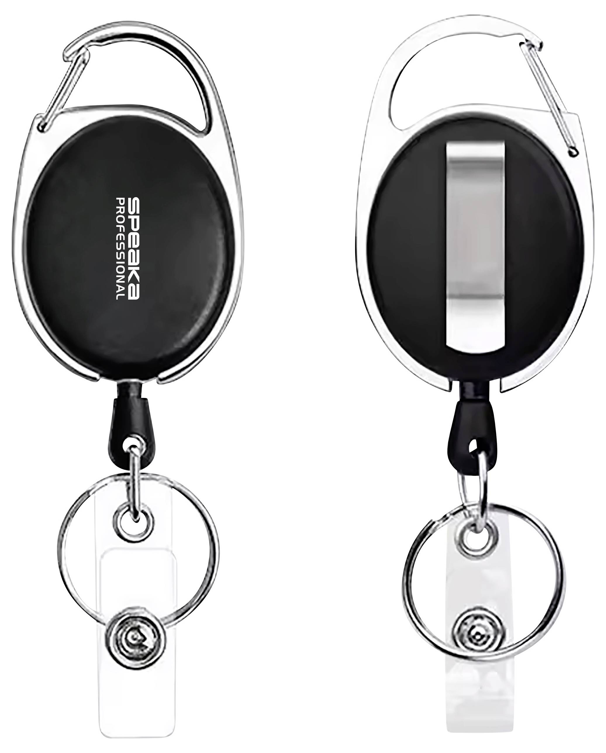 Ручка SpeaKa Professional SP-12886348 з висувним шнуром (Д x Ш) 55 мм x 36 мм Петля, затискач 20 шт.